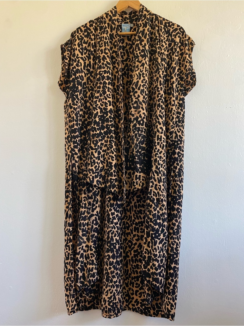 Bali Kim leopard Cover up One size Travel vacation Beachy